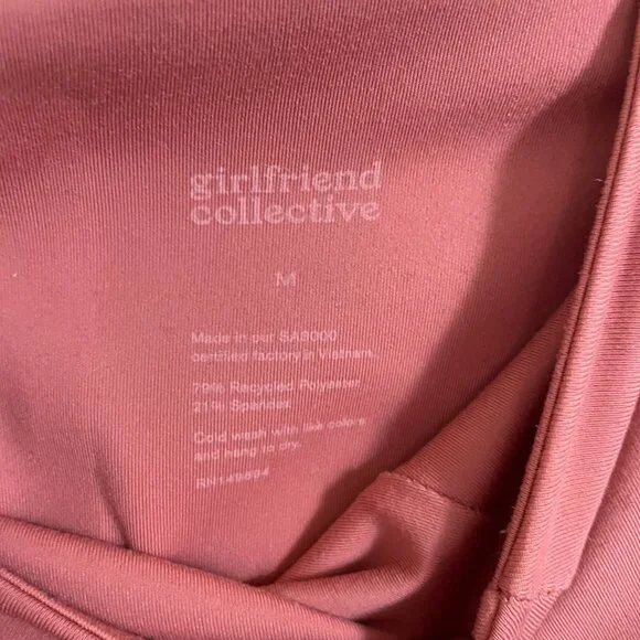 girlfriend collective | Clay Compressive High-Rise Legging Medium 7/8 Length - Picture 5 of 6